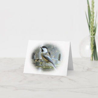 Chickadee Card