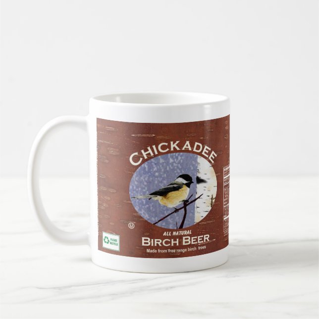 Chickadee-dee-dee Coffee Mug (Left)