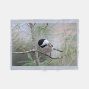Chickadee Fleece Blanket