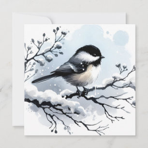 Chickadee Greeting Card
