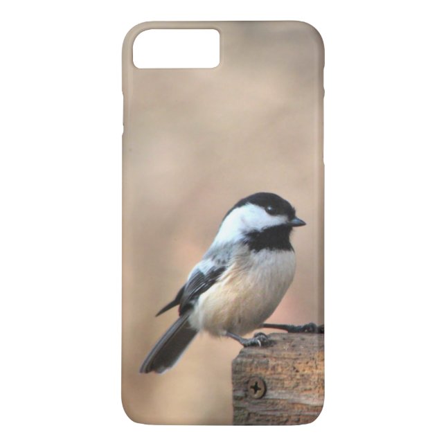 Chickadee in a Golden Light iPhone 8/7 Plus Case (Back)