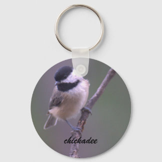 chickadee keychain