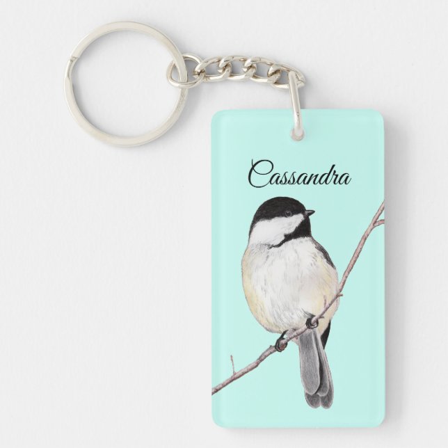 Chickadee Keychain (Front)