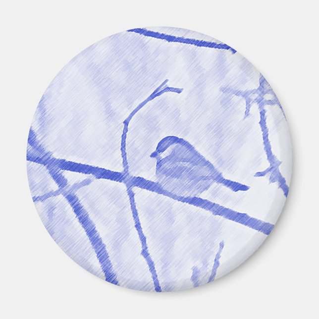 Chickadee Life magnet (Front)