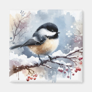 Chickadee Magnet