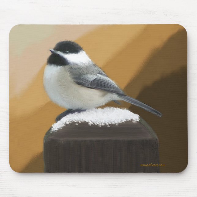 Chickadee Mousepad (Front)