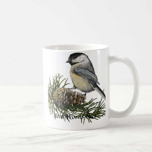 Chickadee Mug Customisable (Right)