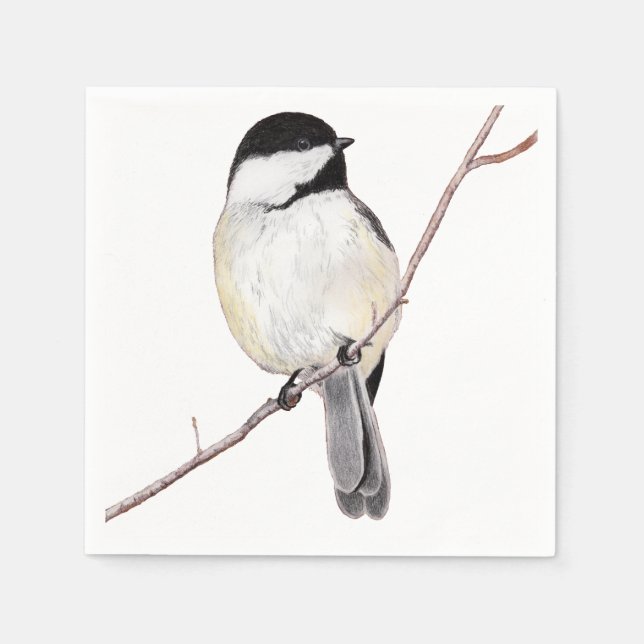 Chickadee Napkin (Front)