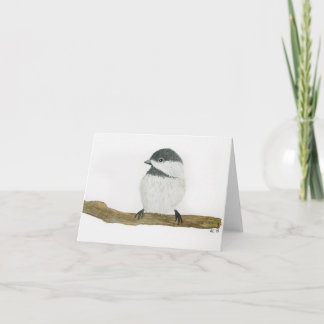 Chickadee note cards