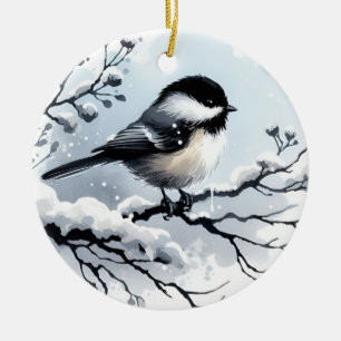 Chickadee Ornament