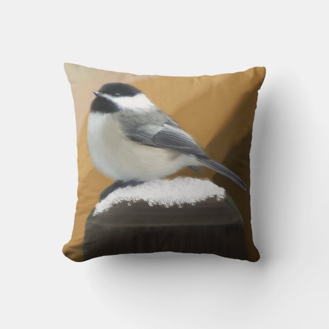 Chickadee Pillow (Front)
