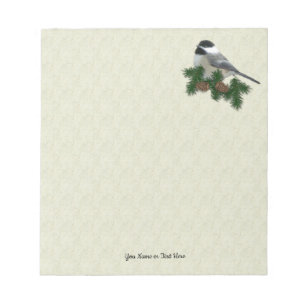 Chickadee Small Custom Notepad