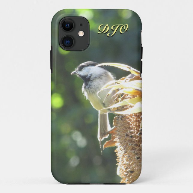 Chickadee Sunflower Harvest Case-Mate iPhone Case (Back)