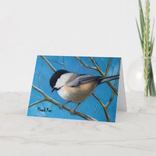 CHICKADEE THANK YOU CARD