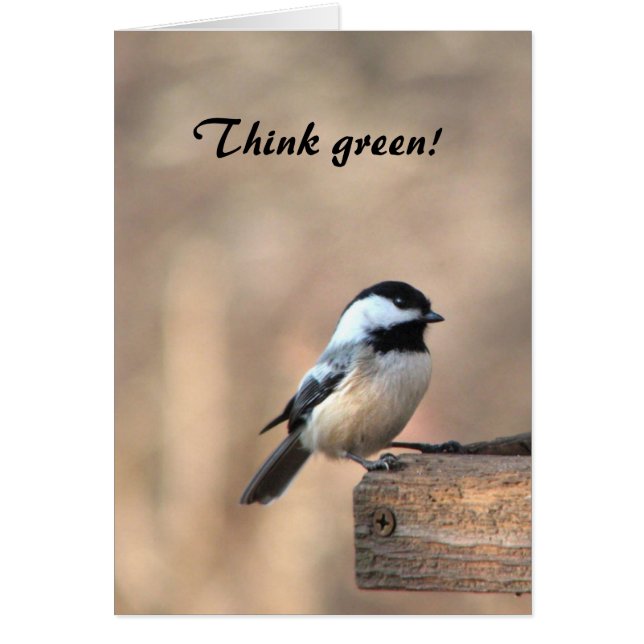 Chickadee Think Green (Front)