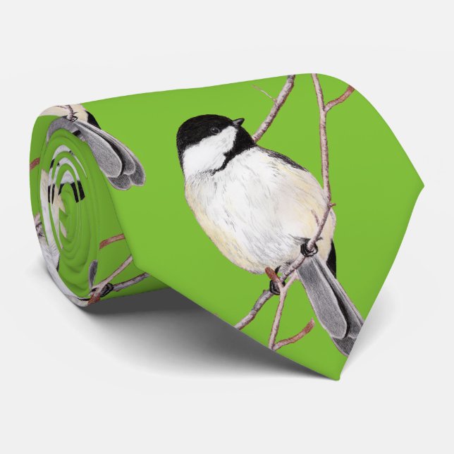 Chickadee Tie (Rolled)