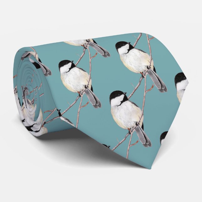 Chickadee Tie (Rolled)