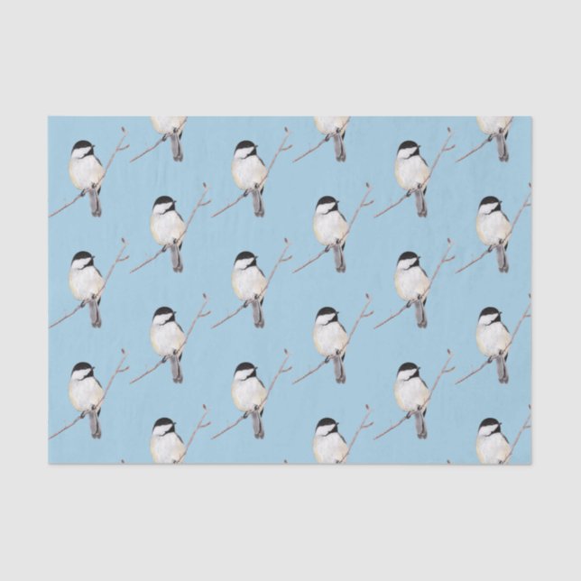 Chickadee Tissue Paper (Front)