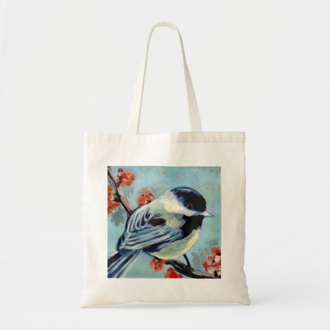 Chickadee Tote Bag (Front)
