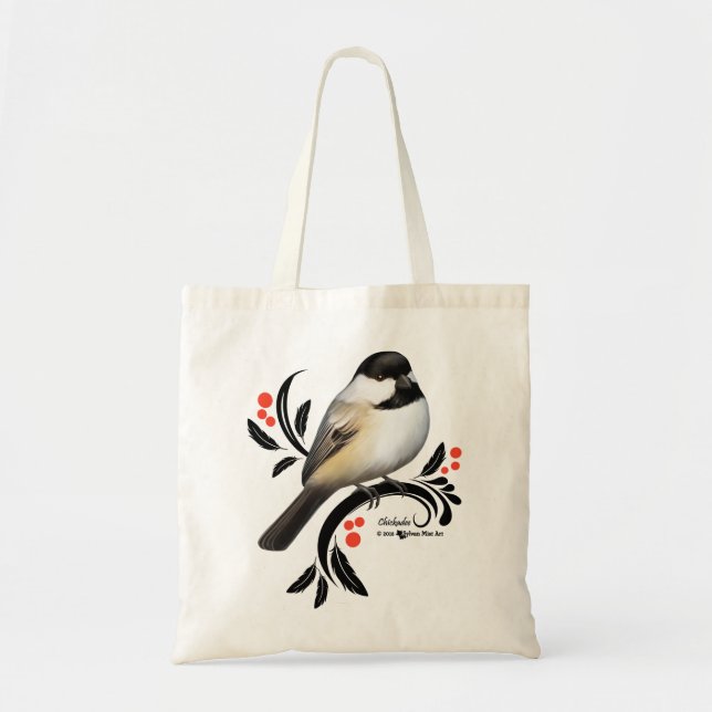 Chickadee Tote Bag (Front)