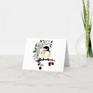 Chickadee Watercolor Charming Note Card