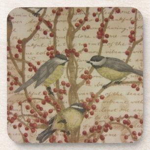 Chickadees Coaster