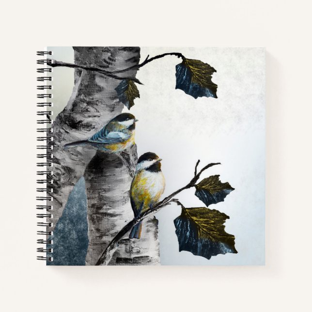 "Chickadees" [design 2] Multi sizes Notebook (Front)