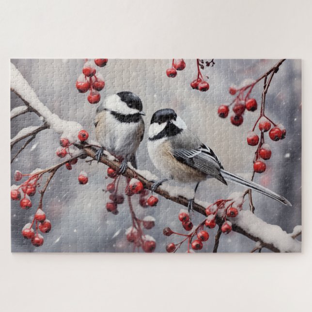 Chickadees Jigsaw Puzzle (Horizontal)