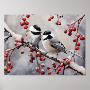 Chickadees Poster