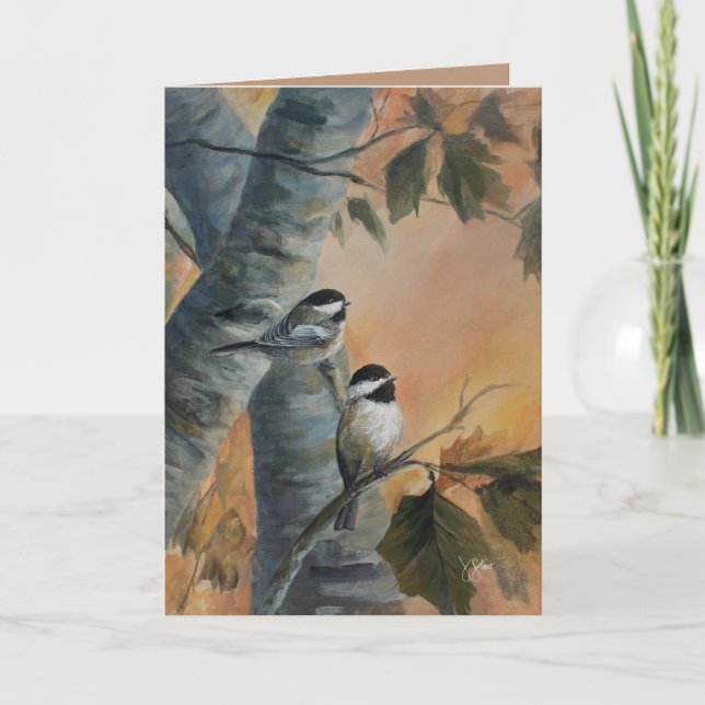 Chickadees  thank you card (Front)