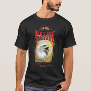 Chickahominy Native American Eagle Spirit Vintage  T-Shirt
