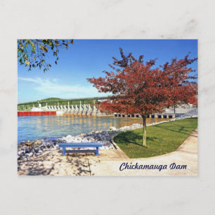 Chickamauga Dam - Chattanooga,Tennessee, U.S.A. Postcard