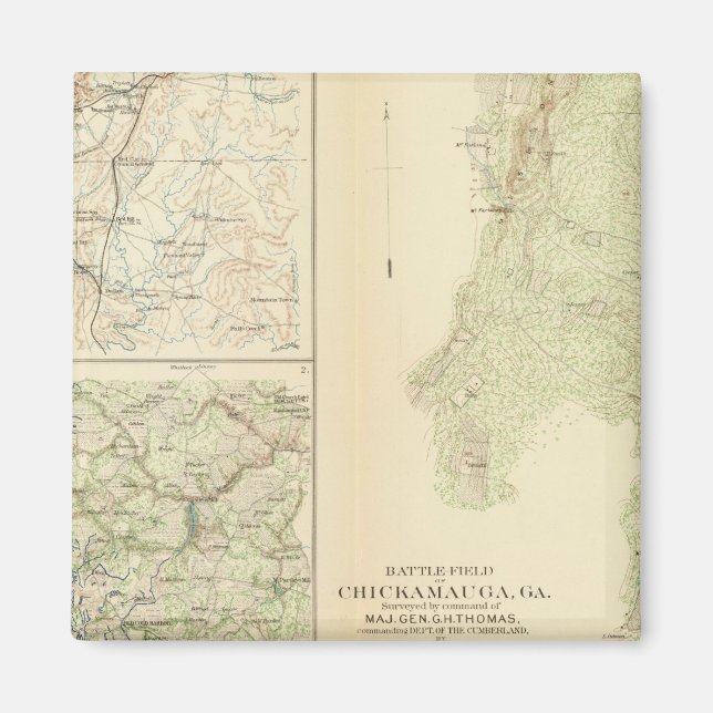 Chickamauga, Ga Magnet (Front)