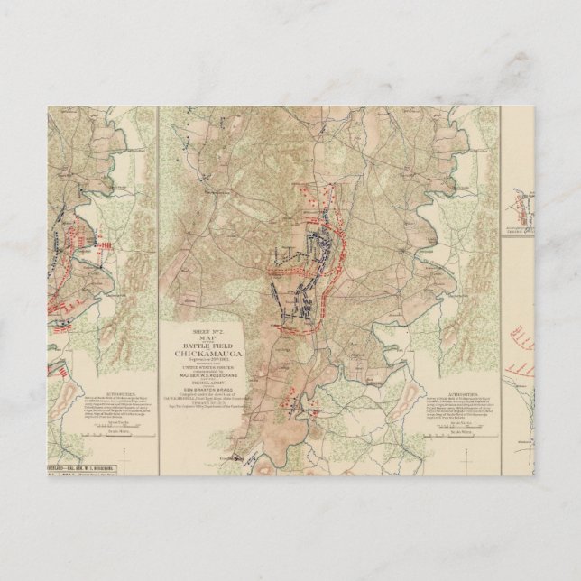 Chickamauga, Turkeytown Valley Postcard (Front)