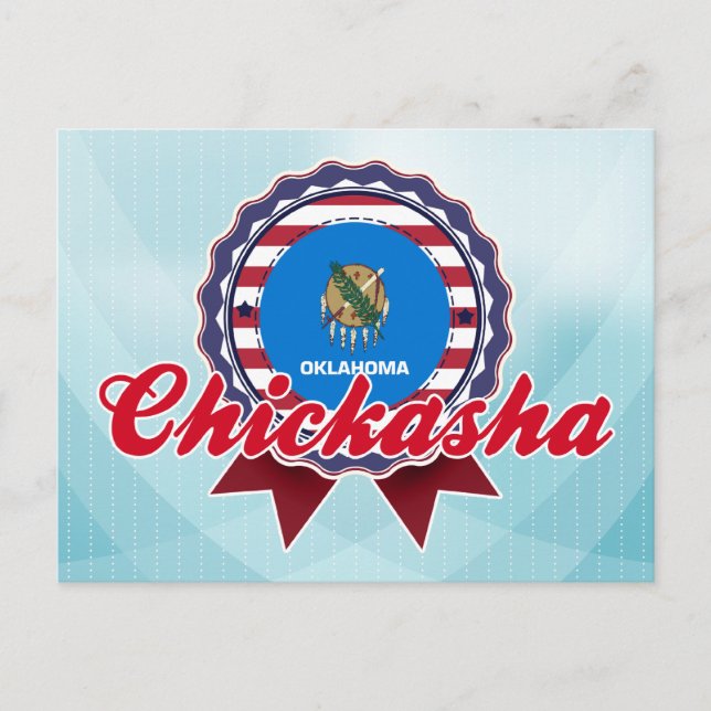 Chickasha, OK Postcard (Front)