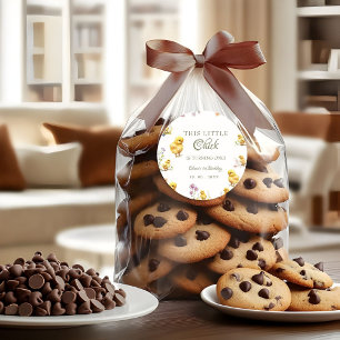 Chicken 1st birthday This Chick is one Birthday  Classic Round Sticker