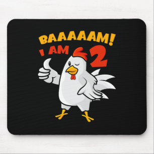 Chicken 2nd Birthday Party Farm Chick Rnyard Cluck Mouse Pad