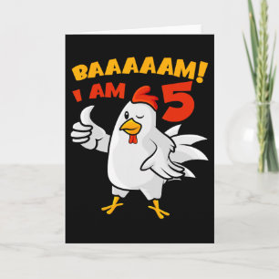 Chicken 5th Birthday Party Farm Chick Rnyard Cluck Card