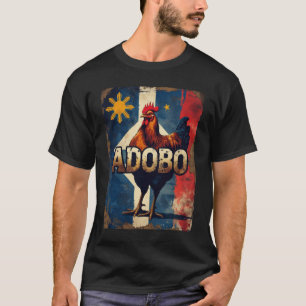 Chicken Adobo Filipino Flag Pride Shirt