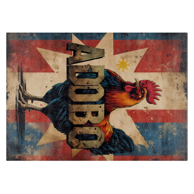 Chicken Adobo Pinoy Pride Cutting Board (Front)