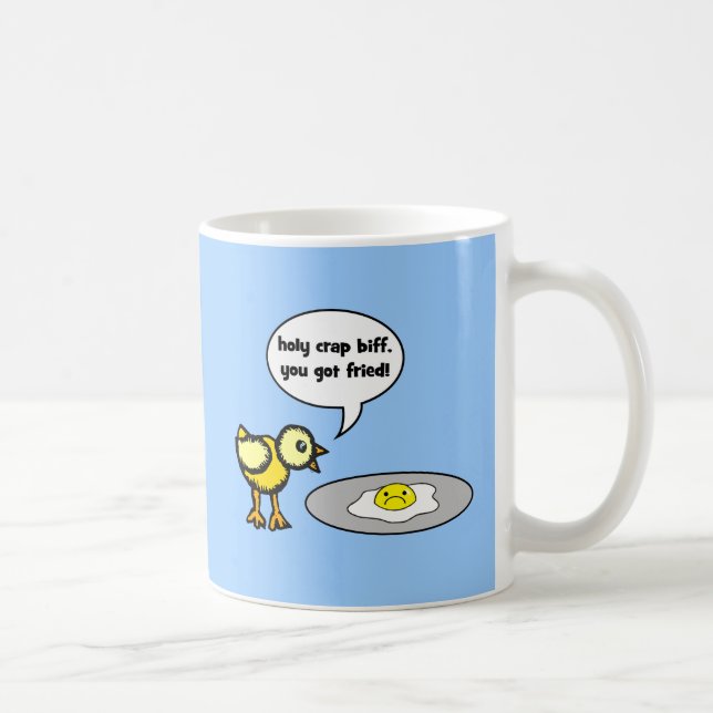 chicken and egg coffee mug (Right)
