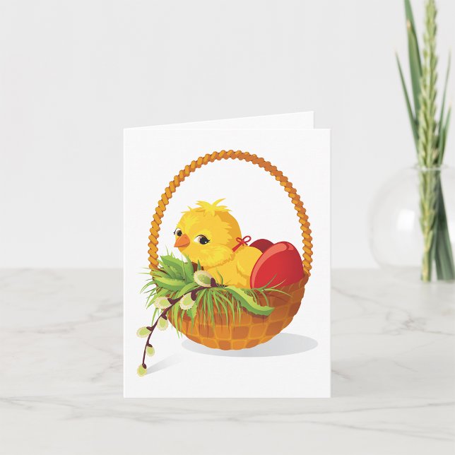 Chicken And Eggs In Basket Note Cards (Creator Uploaded)