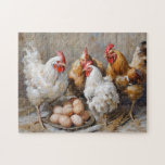 Chicken and Eggs Jigsaw Puzzle<br><div class="desc">Chicken and Eggs jigsaw puzzle</div>