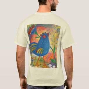 Chicken and Flower T-Shirt