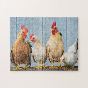 Chicken and friends jigsaw puzzle
