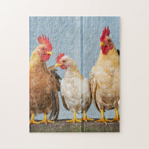 Chicken and friends jigsaw puzzle