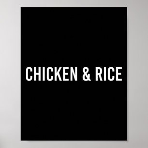 Chicken And Rice - Fitness And Lifting Poster