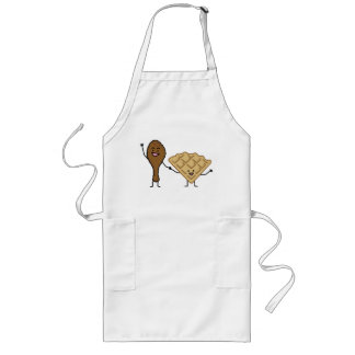 Chicken and Waffles American & Southern Cooking Long Apron