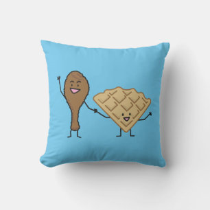 Chicken and Waffles American & Southern Cooking Outdoor Cushion