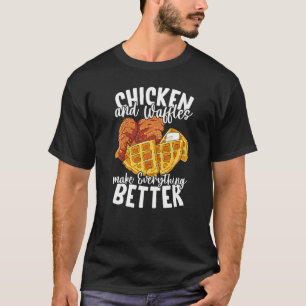 Chicken And Waffles Brunch Food T-Shirt